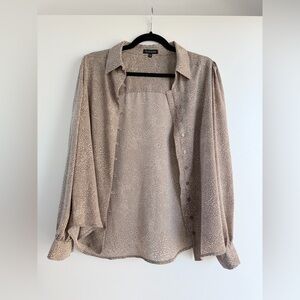 PLEIONE Button Up Blouse
